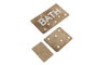 Mijölnir Juego de alfombras de baño de acrílico Multicolor (3 piezas)
